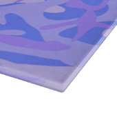 Planche À Découper Camouflage Pastel Blue Motif Abstrait (Coin)