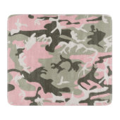 Planche À Découper Camouflage rose et vert, Militaire, Armée (Devant)