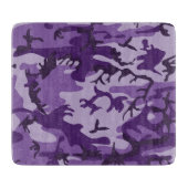 Planche À Découper Camouflage Violet, Militaire, Armée (Devant)