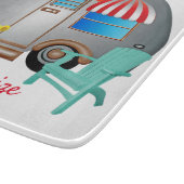 Planche À Découper Camper Caravane Teardrop Thunder_Cove (Coin)