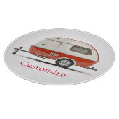 Planche À Découper Camper Teardrop Classic Retro Thunder_Cove (Coin)