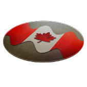 Planche À Découper Canada Flag-Chrome par Shirley Taylor (Coin)