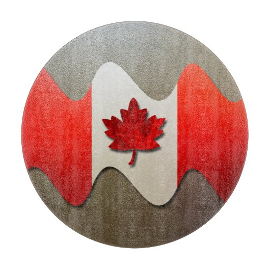 Planche À Découper Canada Flag-Chrome par Shirley Taylor (Devant)