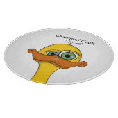 Planche À Découper Canard de dessin animé bizarre (Coin)