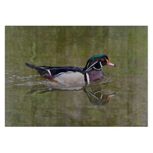 Planche À Découper Canard en bois coloré (Devant)