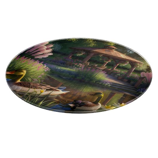 Planche À Découper Canards dans l'étang (Coin)