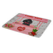 Planche À Découper caniche Chien Valentine's Day Kissing Booth (Coin)