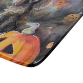 Planche À Découper Caniche D'Halloween Avec Peur Citrouille (Coin)