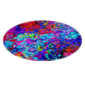 Planche À Découper Captivation des jeux de couleurs du Motif Abstrait (Coin)