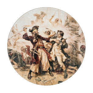 Planche À Découper Capture, Barbe noire pirate, Revenge de la reine A