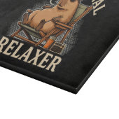 Planche À Découper Capybara Drôle Relaxologue Professionnel (Coin)