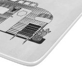 Planche À Découper Caravane Camper Traveller Thunder_Cove (Coin)