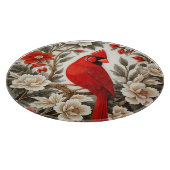 Planche À Découper Cardinal du Nord Oiseau Belle Flore (Coin)