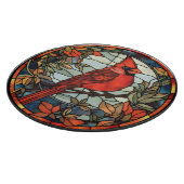 Planche À Découper Cardinal en Verre Cathédrale (Coin)
