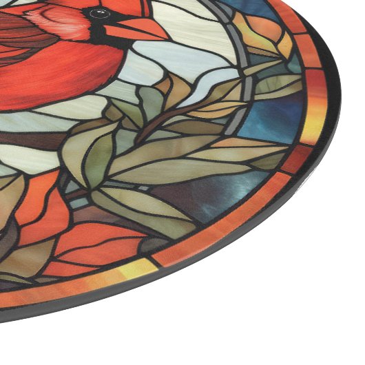 Planche À Découper Cardinal en verre tendu (Coin)