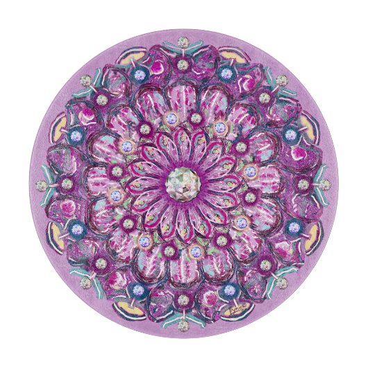 Planche À Découper Cardinal Red Rosace (Devant)