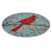 Planche À Découper Cardinal rouge, l'oiseau de Noël (Coin)