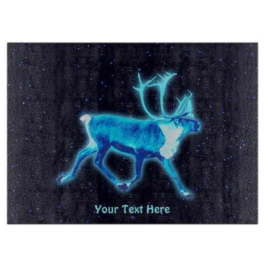 Planche À Découper Caribou bleu (rennes) (Devant)