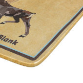 Planche À Découper Caribou/Reindeer d'art populaire (Coin)