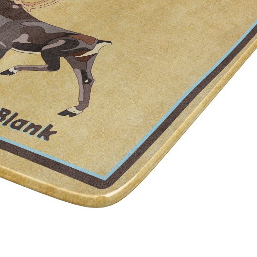 Planche À Découper Caribou/Reindeer d'art populaire (Coin)