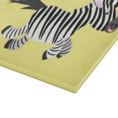 Planche À Découper Caricature amusante de zèbre (Coin)