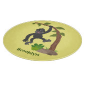 Planche À Découper Caricature de bébé gorille joyeux (Coin)