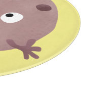 Planche À Découper Caricature de biscuit à puce en chocolat (Coin)