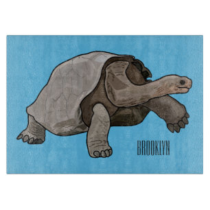 Planche À Découper Caricature de la tortue des Galapagos
