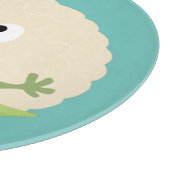 Planche À Découper Caricature de légume de chou-fleur joyeux (Coin)