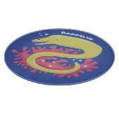 Planche À Découper Caricature humoristique murène verte (Coin)