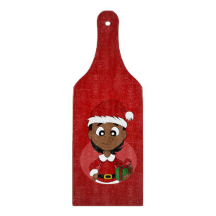 Planche À Découper Caricature pour fille de Noël