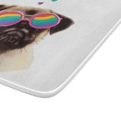 Planche À Découper Carlin Chien avec Coeurs Saint-Valentin (Coin)