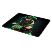 Planche À Découper Carlin Chien Conduite Vélo St. Patrick's Day (Coin)