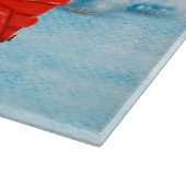 Planche À Découper Carlin Chien Livraison de Noël Camion Neige (Coin)