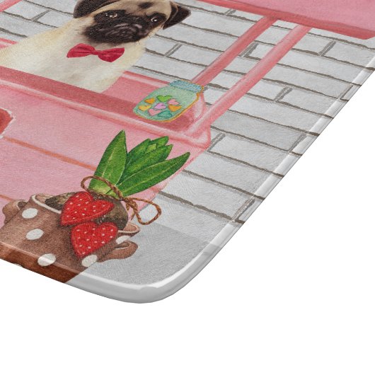 Planche À Découper Carlin Chien Valentine's Day Kissing Booth (Coin)