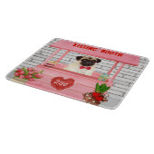 Planche À Découper Carlin Chien Valentine's Day Kissing Booth (Coin)