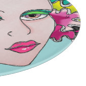 Planche À Découper Carmen Mardi Gras Girl (Coin)