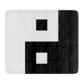 Planche À Découper Carré Yin Yang (Devant)