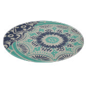 Planche À Découper Carreau bleu Batik III (Coin)
