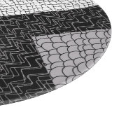 Planche À Découper Carreaux de patchwork, motif de dessin main libre. (Coin)