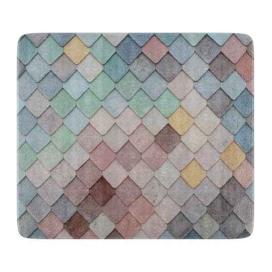 Planche À Découper Carreaux multicolores (Devant)