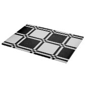Planche À Découper Carreaux Noir et Blanc (Coin)