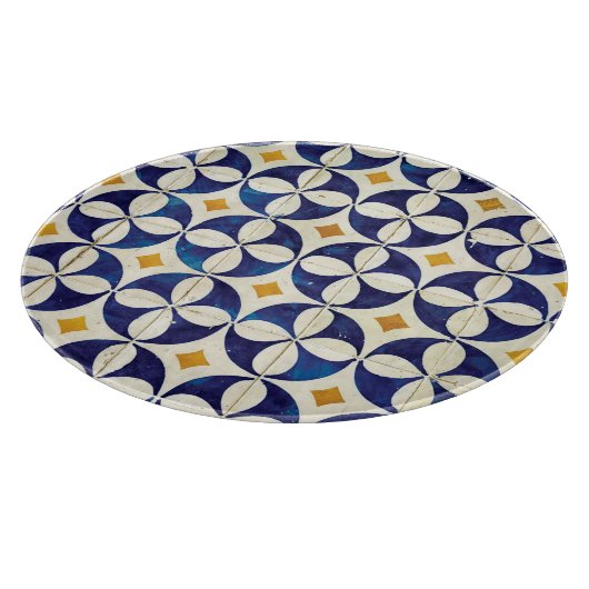 Planche À Découper Carreaux portugais - Azulejo Motif Design (Coin)
