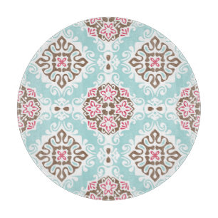 Planche À Découper Carrelage Abstrait : Motif Vintage sans fil