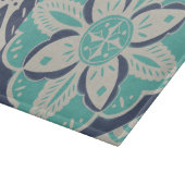 Planche À Découper Carrelage bleu Batik IV (Coin)