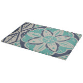 Planche À Découper Carrelage bleu Batik IV (Coin)