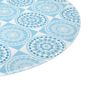 Planche À Découper Carrelage bleu en verre (Coin)