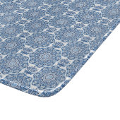 Planche À Découper Carrelage bleu en verre (Coin)