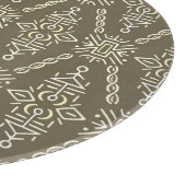 Planche À Découper Carrelage Boho Tirée À Main Ethnique (Coin)