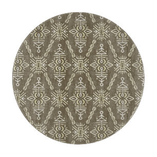 Planche À Découper Carrelage Boho Tirée À Main Ethnique